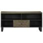 Preview: TV-Schrank 100x33x46 cm Massivholz Mango