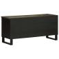 Preview: TV-Schrank 100x33x46 cm Massivholz Mango