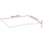 Preview: Schreibtischplatte Dunkelbraun 100x80x2,5 cm Massivholz Eiche