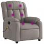 Preview: Massagesessel Taupe Stoff