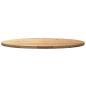 Preview: Tischplatte 140x60x4 cm Massivholz Eiche Oval
