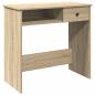 Preview: Schreibtisch Sonoma-Eiche 80x40x75 cm Holzwerkstoff