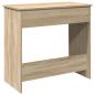 Preview: Schreibtisch Sonoma-Eiche 80x40x75 cm Holzwerkstoff