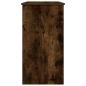 Preview: Schreibtisch Räuchereiche 80x40x75 cm Holzwerkstoff