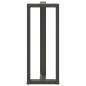 Preview: Bartischbeine T-Form 2 Stk. Anthrazit 40x35x(101-102) cm Stahl