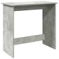 Preview: Schreibtisch Betongrau 80x40x75 cm Holzwerkstoff