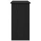 Preview: Schreibtisch Schwarz 80x40x75 cm Holzwerkstoff