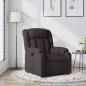 Preview: ARDEBO.de - Relaxsessel Dunkelbraun Stoff