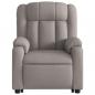 Preview: Elektrischer Massagesessel mit Aufstehhilfe Taupe Stoff