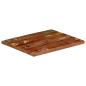 Preview: Tischplatte 60x50x2,5 cm Rechteckig Altholz Massiv