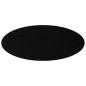 Preview: Tischplatte Dunkelbraun 140x60x4 cm Massivholz Eiche Oval