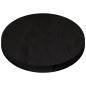Preview: Tischplatte Dunkelbraun 140x60x4 cm Massivholz Eiche Oval