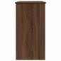 Preview: Schreibtisch Braun Eichen-Optik 80x40x75 cm Holzwerkstoff