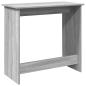 Preview: Schreibtisch Grau Sonoma 80x40x75 cm Holzwerkstoff
