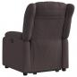 Preview: Relaxsessel mit Aufstehhilfe Dunkelbraun Stoff