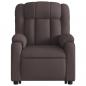Preview: Relaxsessel mit Aufstehhilfe Dunkelbraun Stoff