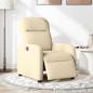 Preview: Relaxsessel Elektrisch Creme Stoff
