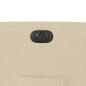 Preview: Relaxsessel Elektrisch Creme Stoff