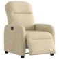 Preview: Relaxsessel Elektrisch Creme Stoff