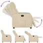 Preview: Relaxsessel Elektrisch Creme Stoff