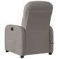 Preview: Massagesessel Elektrisch Taupe Stoff