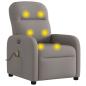 Preview: Massagesessel Elektrisch Taupe Stoff