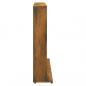 Preview: CD-Regal Räuchereiche 102x23x89,5 cm Holzwerkstoff