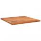 Preview: Tischplatte 40x40x2,5 cm Quadratisch Massivholz Akazie