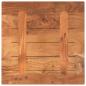 Preview: Tischplatte 40x40x2,5 cm Quadratisch Massivholz Akazie