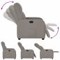 Preview: Relaxsessel Elektrisch Taupe Stoff