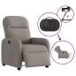 Preview: Relaxsessel Elektrisch Taupe Stoff