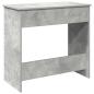 Preview: Schreibtisch Betongrau 80x40x75 cm Holzwerkstoff