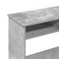 Preview: Schreibtisch Betongrau 80x40x75 cm Holzwerkstoff