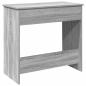 Preview: Schreibtisch Grau Sonoma 80x40x75 cm Holzwerkstoff