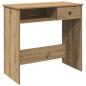 Preview: Schreibtisch Artisan-Eiche 80x40x75 cm Holzwerkstoff