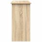 Preview: Schreibtisch Sonoma-Eiche 80x40x75 cm Holzwerkstoff
