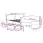 Preview: Massivholzbett ohne Matratze Weiß 135x190 cm Kiefernholz
