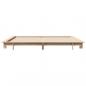 Preview: Massivholzbett ohne Matratze 180x200 Kiefernholz
