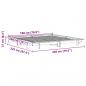 Preview: Massivholzbett ohne Matratze 180x200 Kiefernholz
