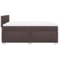 Preview: Boxspringbett mit Matratze Dunkelbraun 140x200 cm Stoff