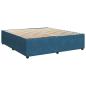 Preview: Boxspringbett mit Matratze Dunkelblau 180x200 cm Samt