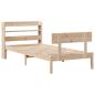 Preview: Massivholzbett ohne Matratze 90x200 Kiefernholz