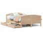 Preview: ARDEBO.de - Massivholzbett ohne Matratze 120x190 cm Kiefernholz