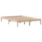 Preview: Massivholzbett ohne Matratze 135x190 cm Kiefernholz