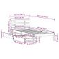 Preview: Massivholzbett mit Schubladen 90x200 cm Kiefer