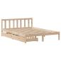 Preview: Massivholzbett ohne Matratze 140x190 cm Kiefernholz