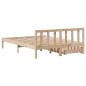 Preview: Massivholzbett ohne Matratze 140x190 cm Kiefernholz
