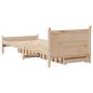 Preview: Massivholzbett ohne Matratze 90x190 cm Kiefer
