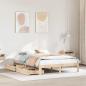 Preview: ARDEBO.de - Massivholzbett mit Schubladen 120x200 cm Kiefer