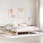 Preview: ARDEBO.de - Massivholzbett mit Schubladen 200x200 cm Kiefer